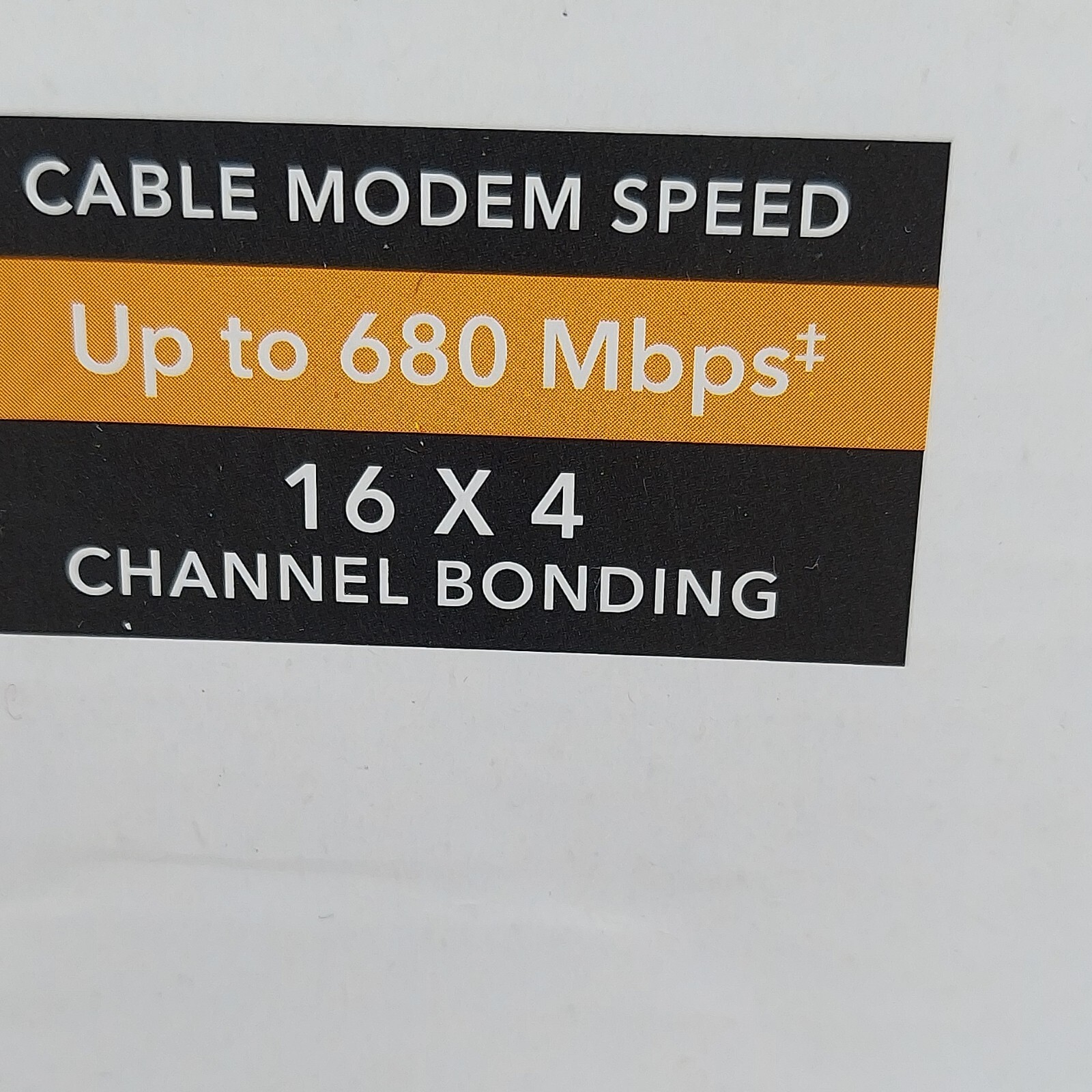 NETGEAR CM500-1AZNAS 16×4 DOCSIS 3.0 Cable Modem Max Download Speeds 686mbps
