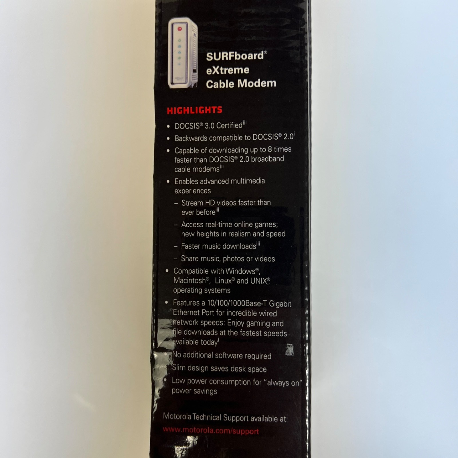 Motorola Arris Surfboard Modem SB6141 White DOCSIS 3.0 400 Series 581902-022-00