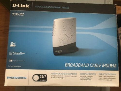 D-Link DCM-202 DOCSIS Broadband Cable Modem