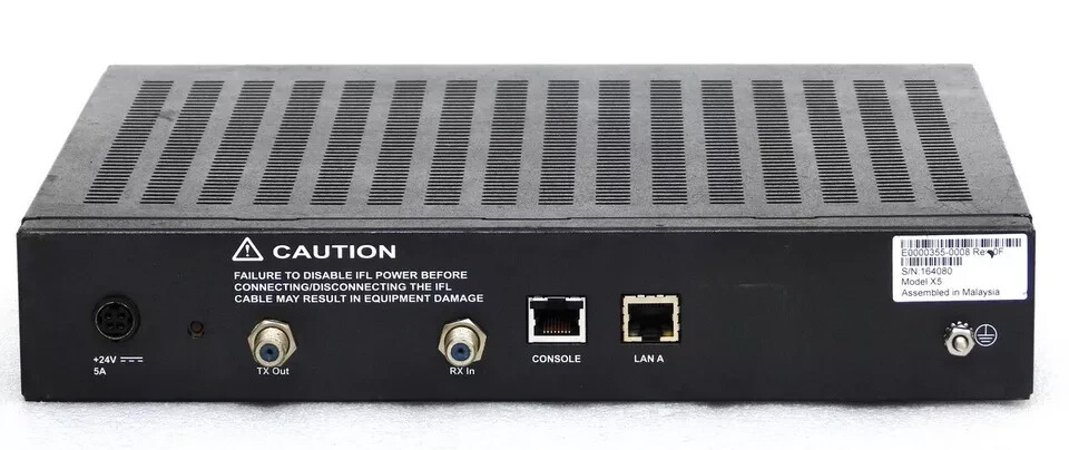 IDIRECT X5 SERIES SATELLITE ROUTER DATA TRAFFIC E0000355-0008 COMMUNICATION UNIT