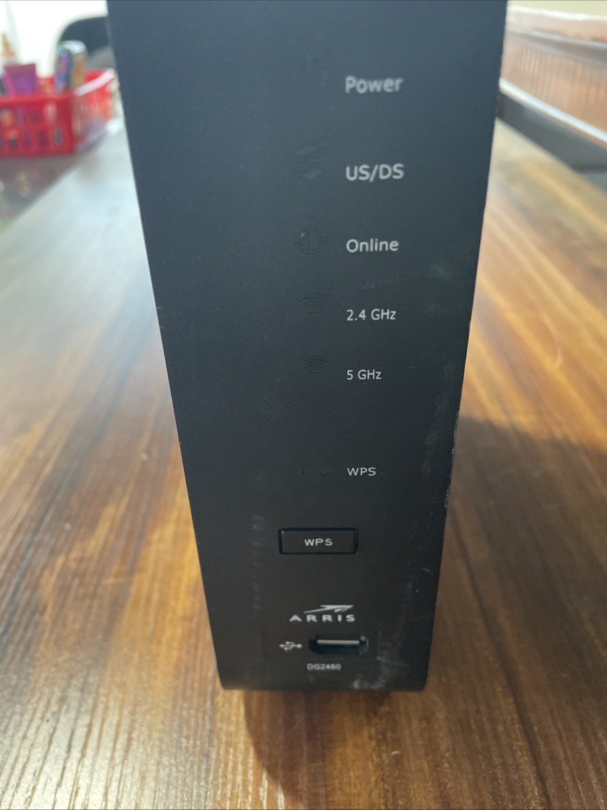 Arris Dg2460 Cable Modem WiFi Router Untested No Power Cord For parts Repair