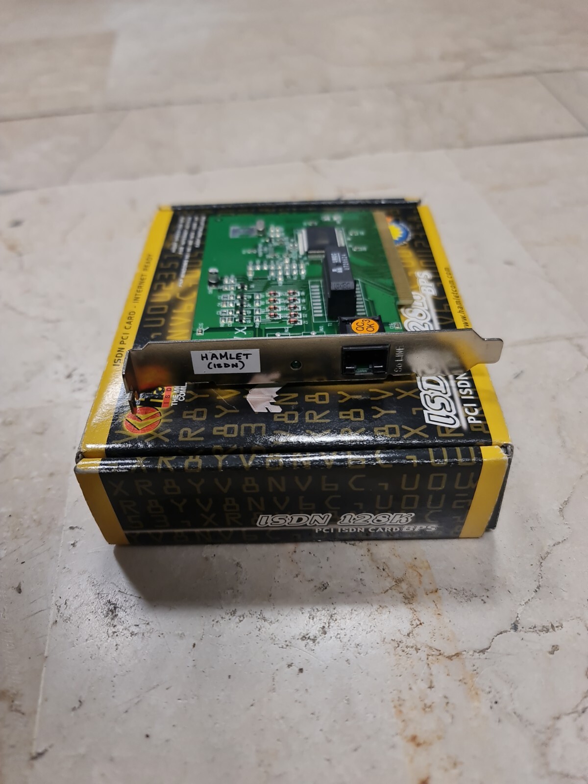 ISDN PCI CARD MODEM – HAMLET, High Speed 128Kbps 32Bit WITH BOX
