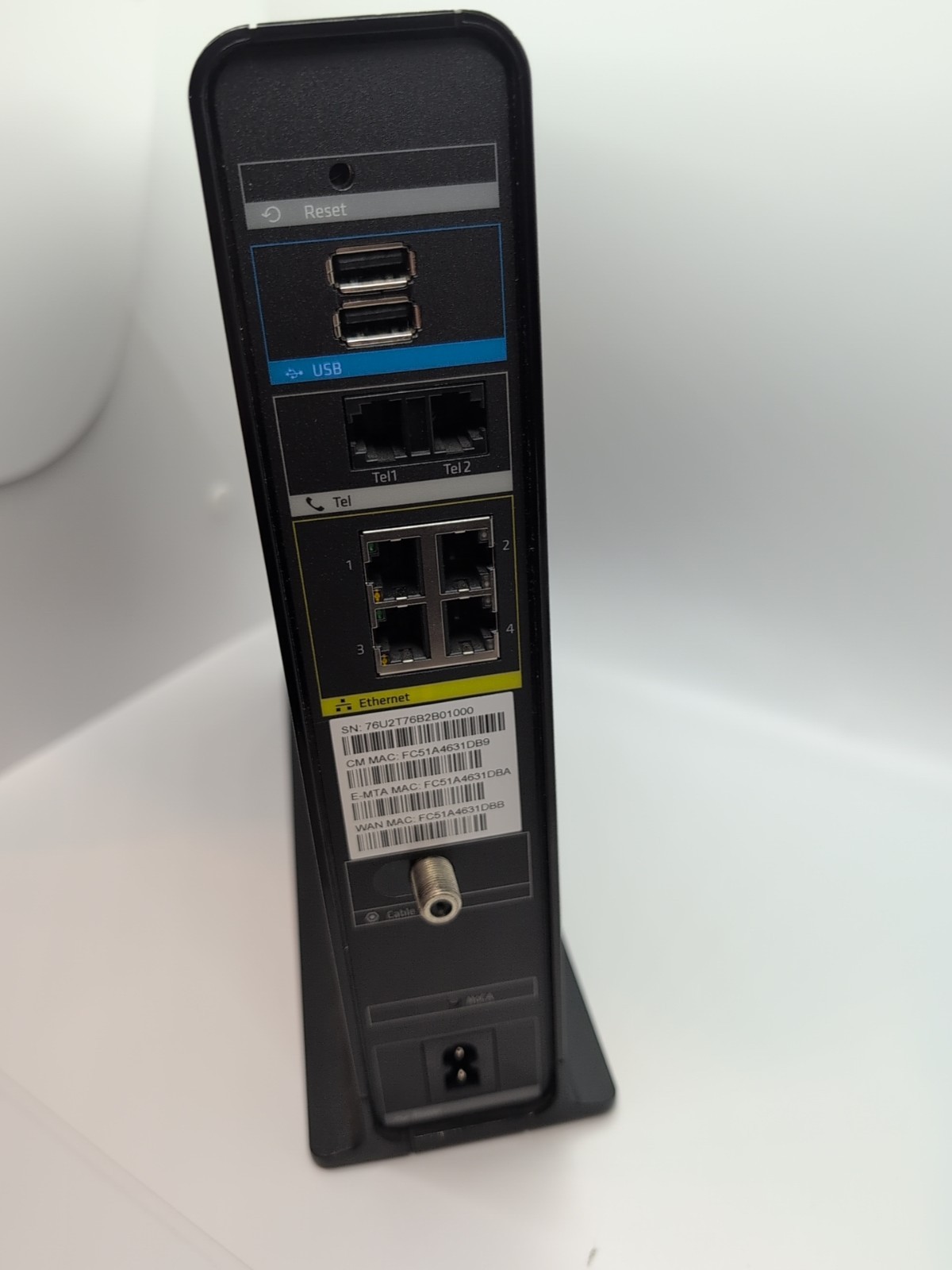 ARRIS Panoramic TG1682G (Router Only) Dual Band Router (No Cord)
