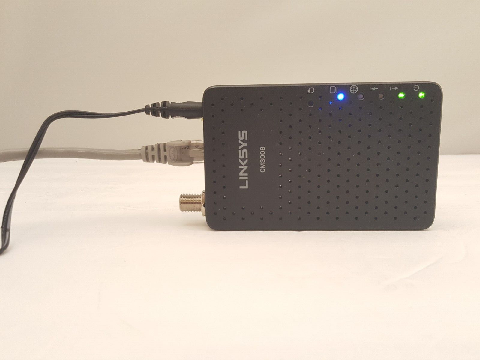 LINKSYS 8 x 4 Cable Modem | 8 x 4 Bonded Channels | DOCSIS 3.0 | CM3008 | USED