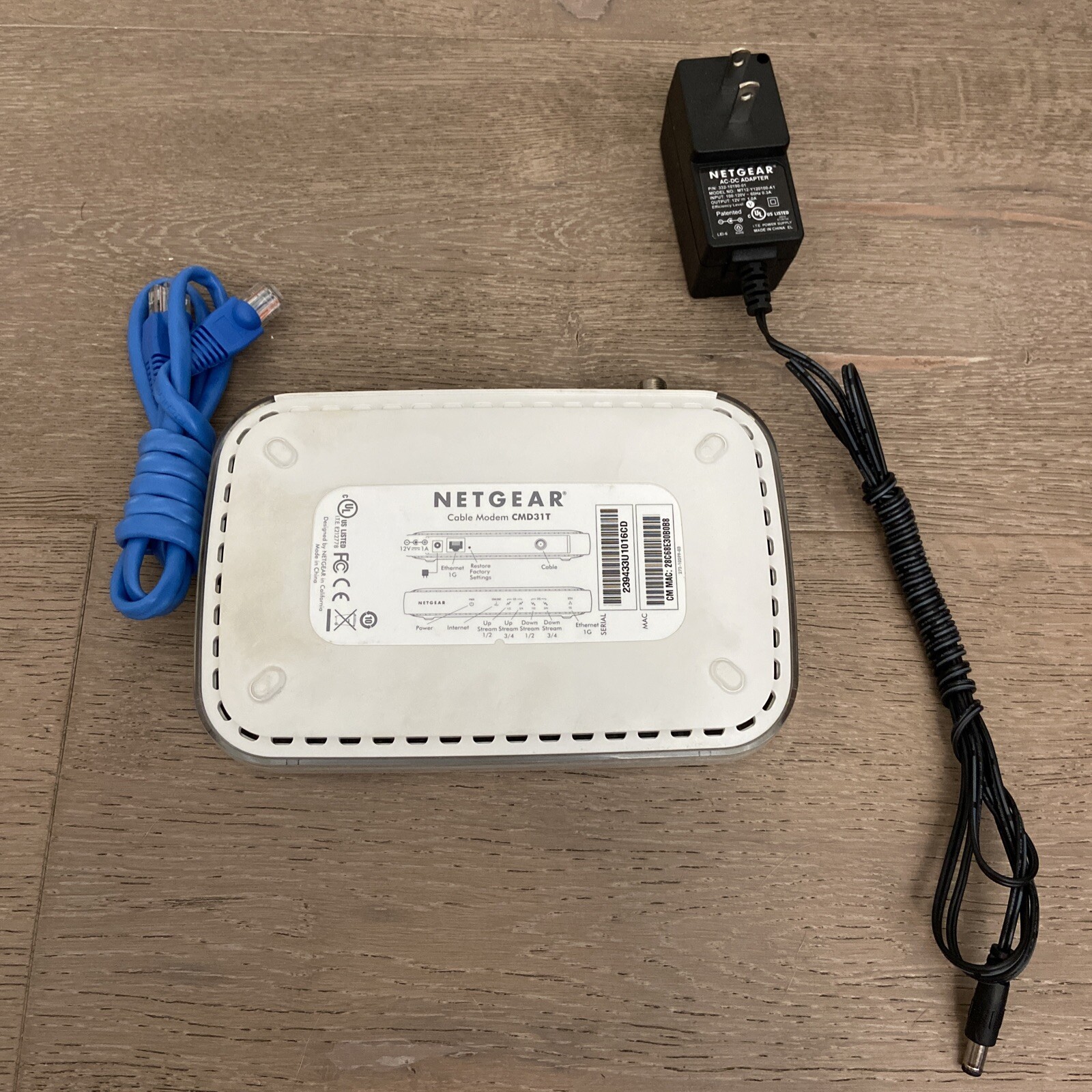 NETGEAR CMD31T-100NAS 153.6 Mbps