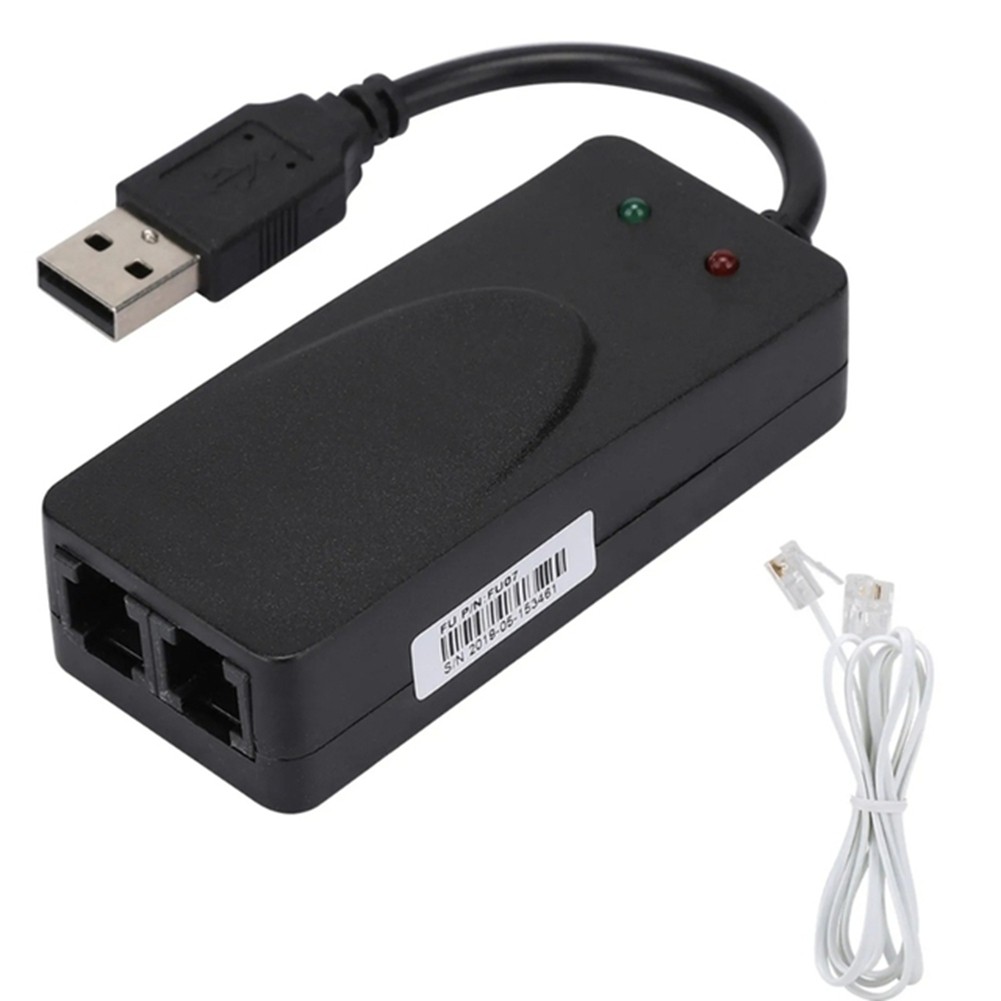 Fax Modem, USB2.0 56K External Modem Driver,Plug and Play USB Modem1888