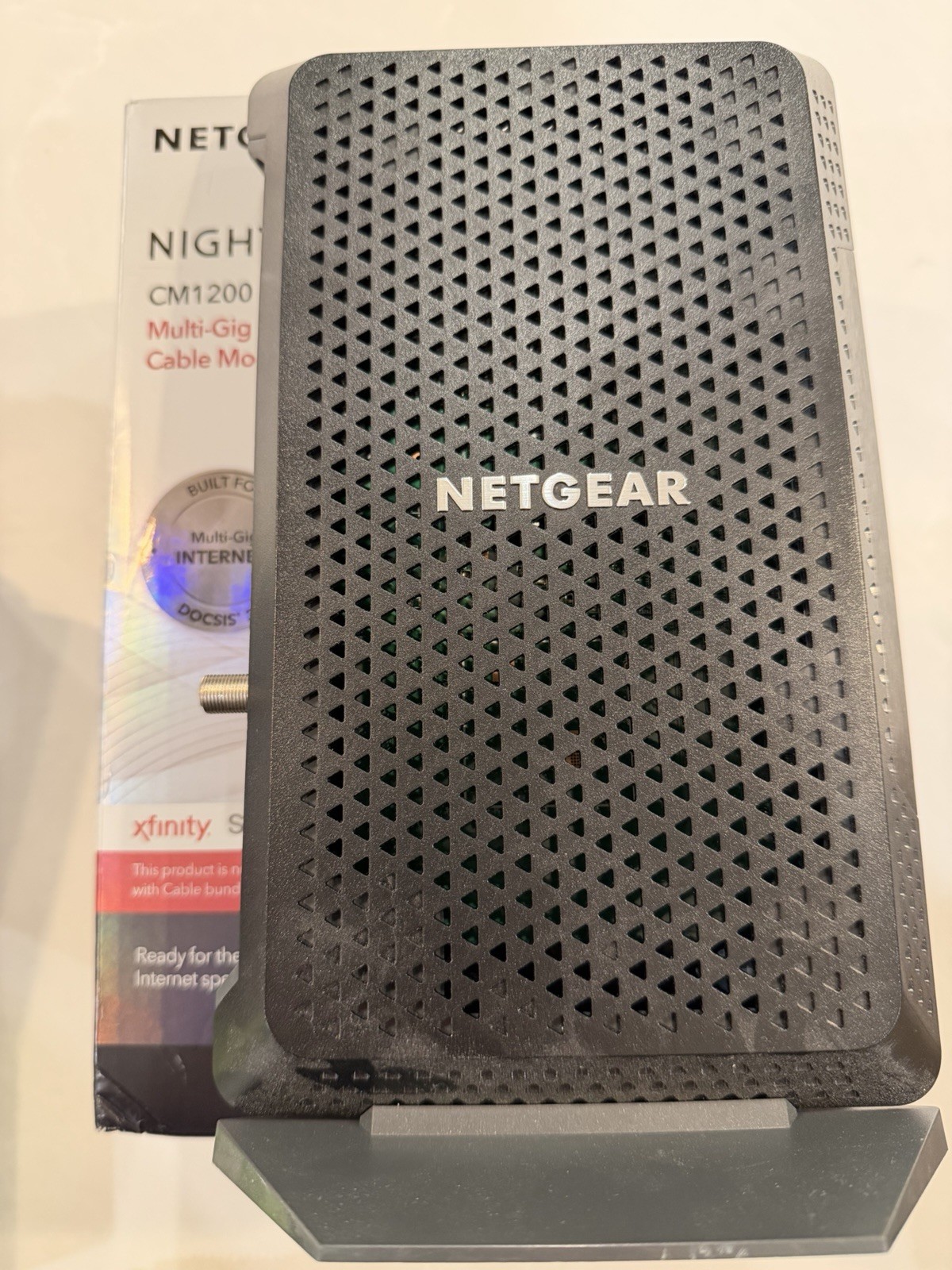 NETGEAR Nighthawk CM1200-100NAS DOCSIS 3.1 Cable Modem
