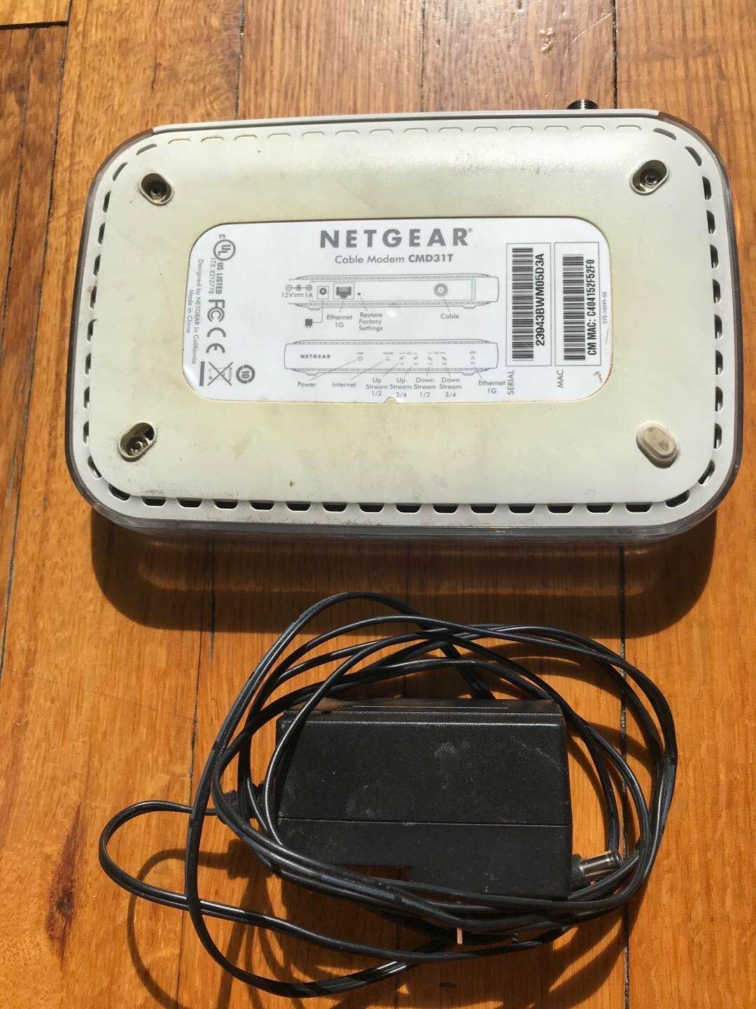 Netgear – 3.0 High Speed Cable Modem Docsis CMD31T 153.6 Mbps