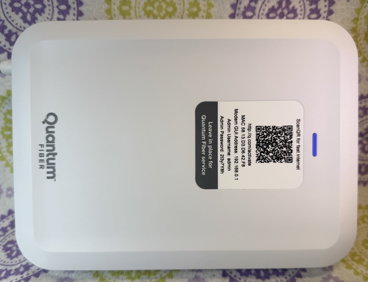 Quantum Fiber C6500XK High performance Modem Class 1 Genuine OEM USED