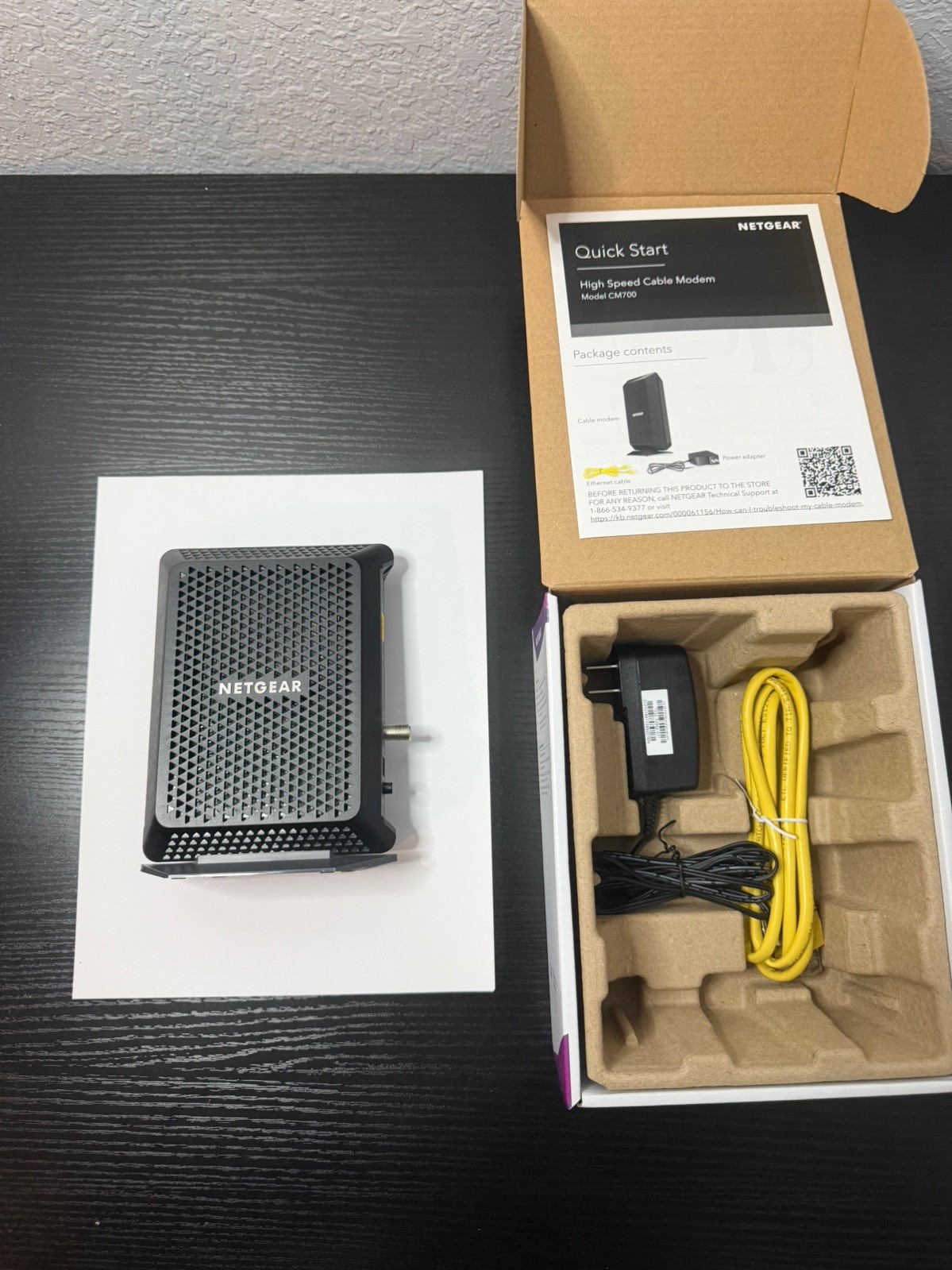 NETGEAR CM700 High Speed Cable Modem CM700-100NAS