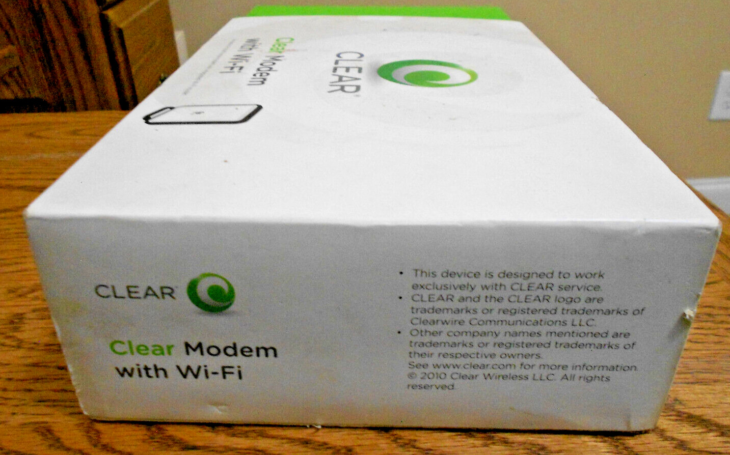 Clear Modem with Wifi Model# WIXFBR-117 + Power Cord