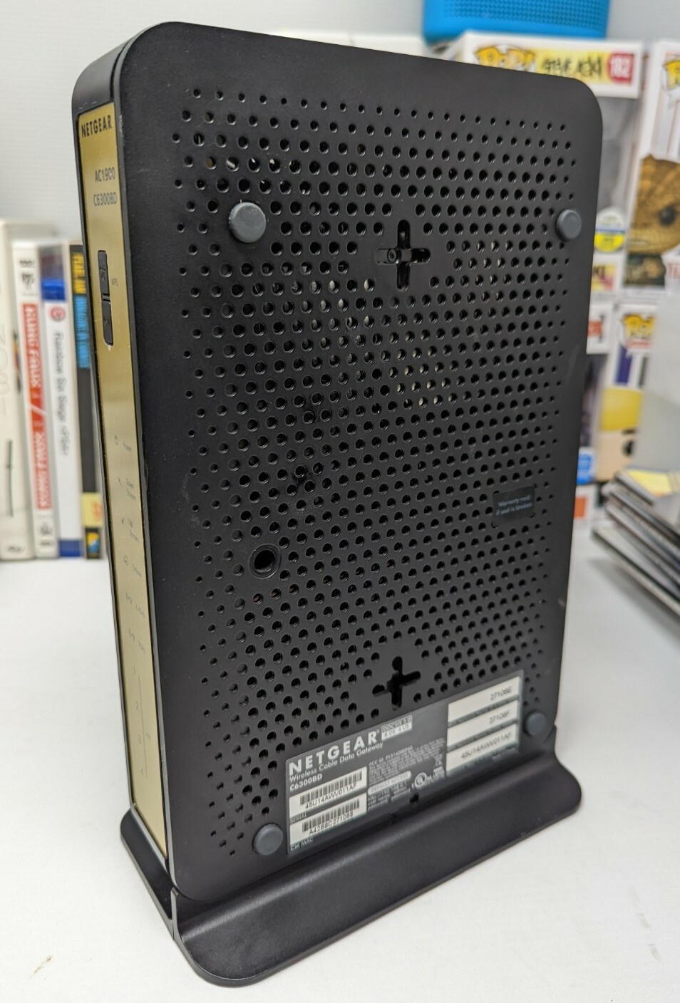 NETGEAR C6300BD AC1900 DOCSIS 3.0 Cable Modem WiFi Router no power cord