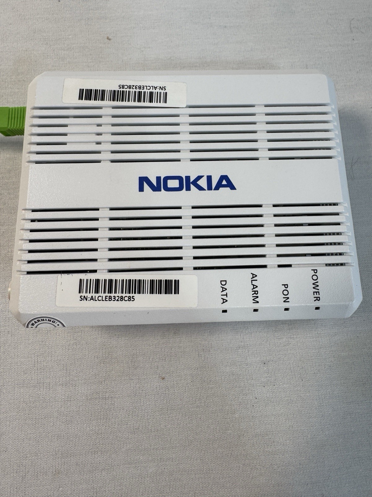 Nokia Intertek Fiber Optix Ethernet Network Terminal ONT MODEM G-010G-A
