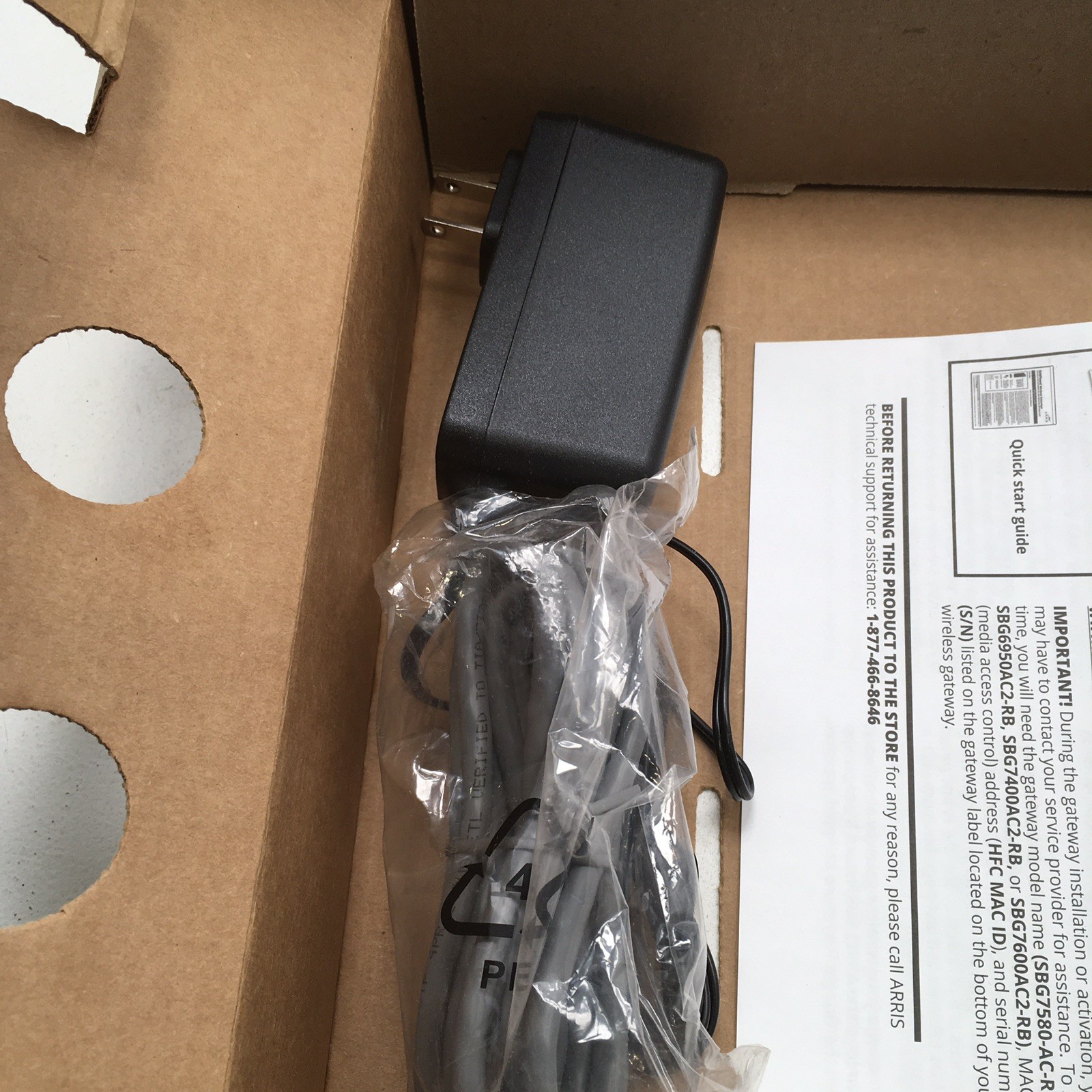 ARRIS Surfboard SBG6950AC2 Cable Modem & Wi-fi Router With McAfee, Open Box