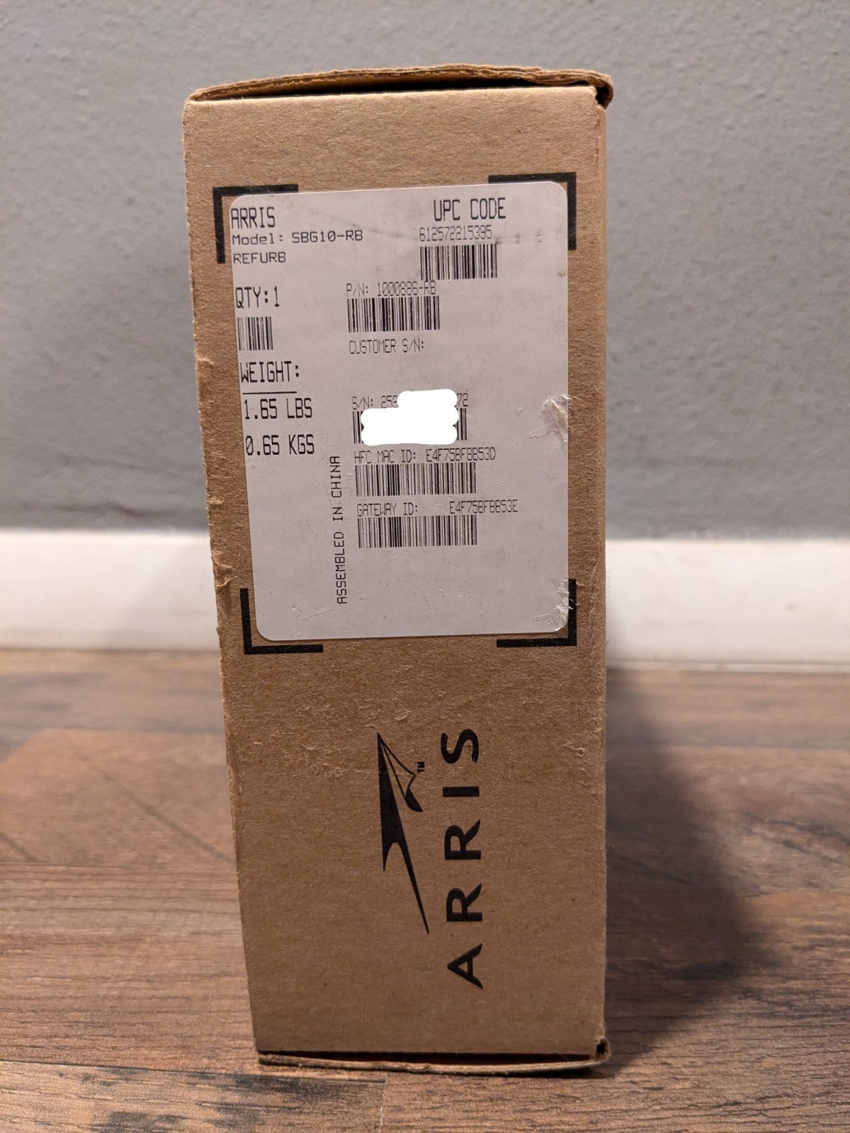 ARRIS SURFboard SBG10 DOCSIS 3.0 Gigabit Cable Modem & WiFi Router +TESTED