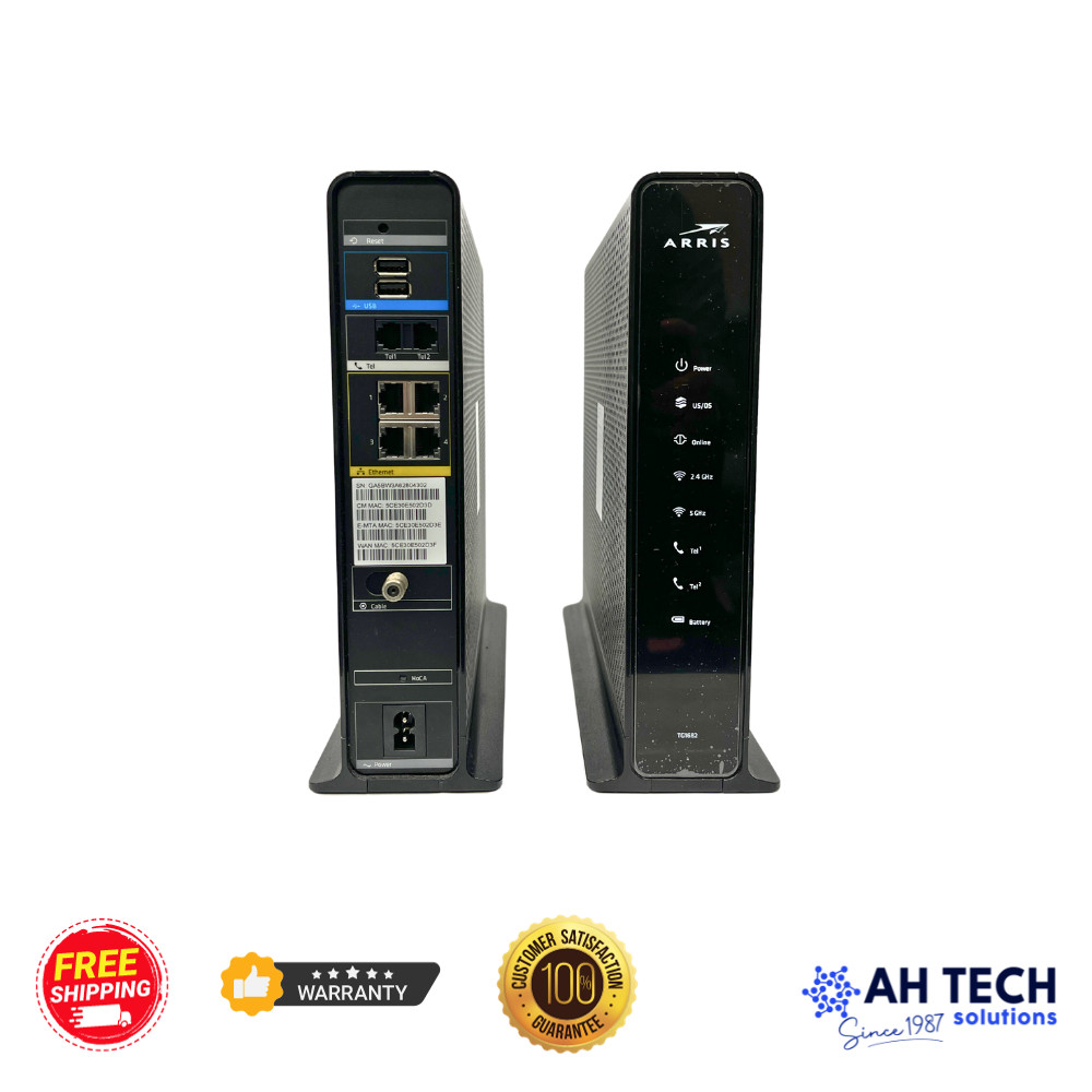 Lot X10 Arris TG1682G XB3 Dual-Band WiFi Telephony Cable Modem – Free Shipping