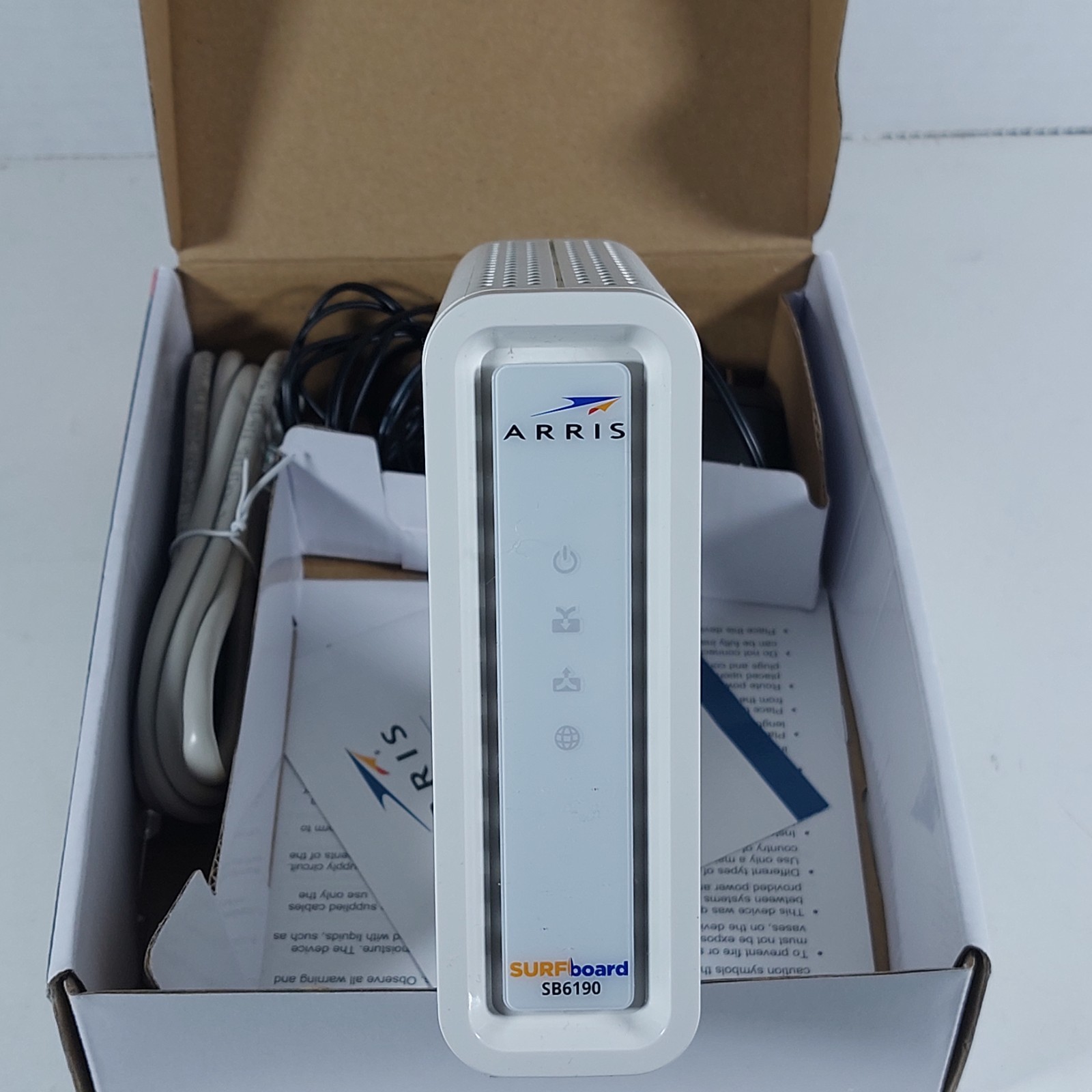 ARRIS Surfboard SB6190 DOCSIS 3.0 1.4 Gbps Cable Modem Xfinity Spectrum Cox