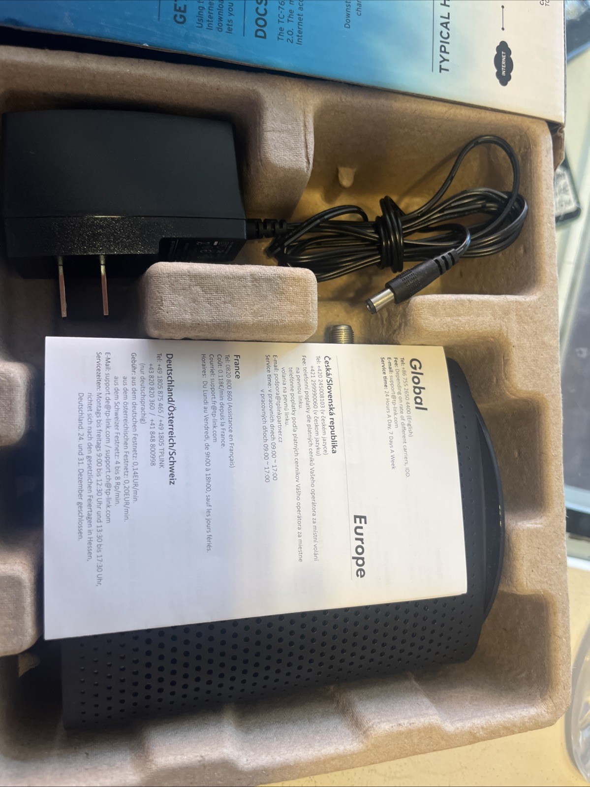 TP-Link TC-W7960 300Mbps Wireless N DOCSIS 3.0 Cable Modem Router NEW Fast Ship