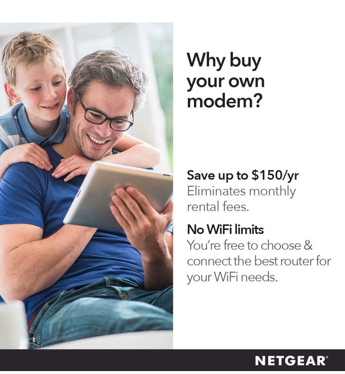 NETGEAR CM500 (CM500100NAS) 680 Mbps – Black