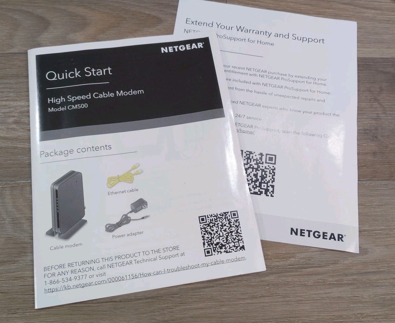 NETGEAR Cable Modem CM500 – Compatible with All Cable Providers