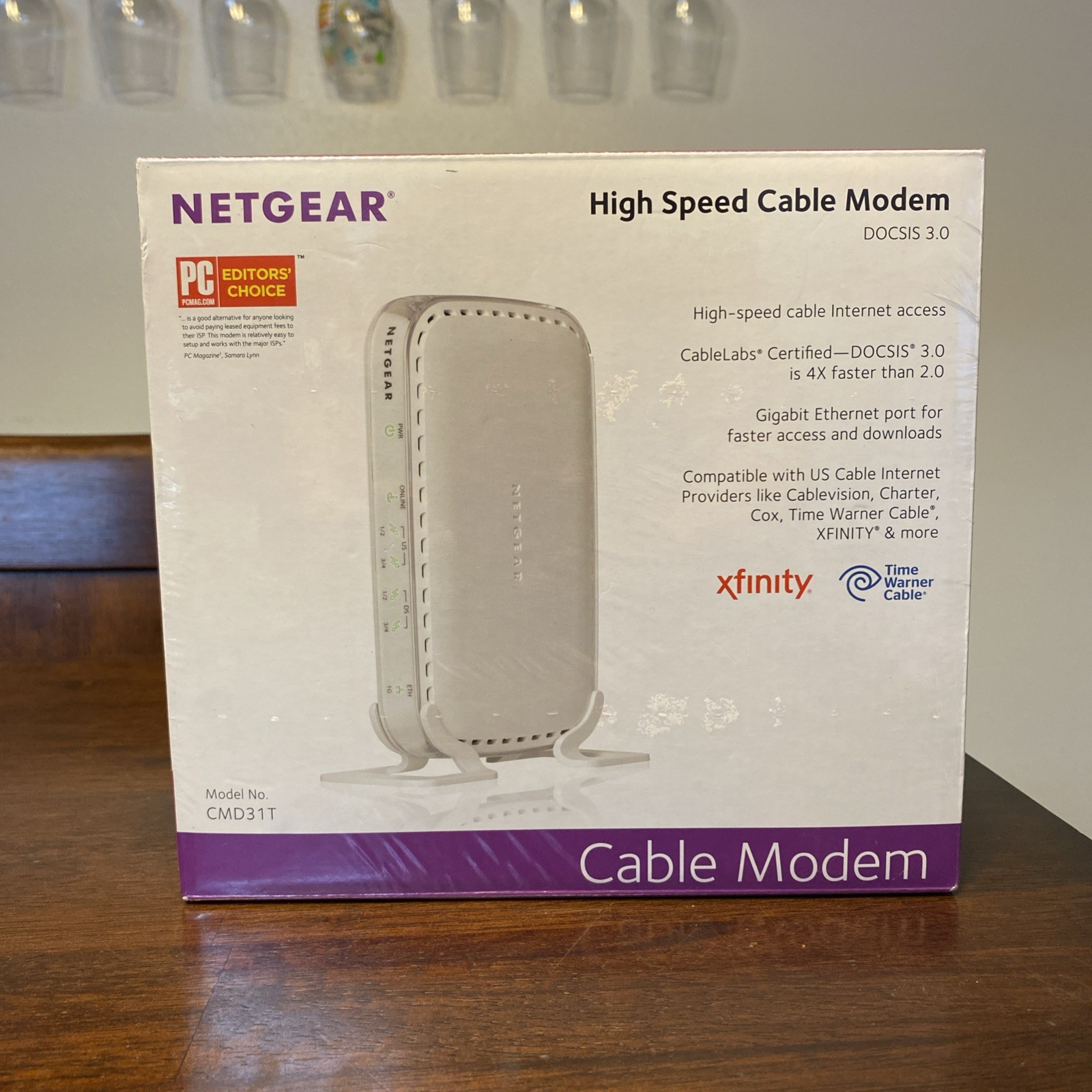 Netgear CMD31T High-Speed Cable Modem DOCSIS 3.0 Brand New