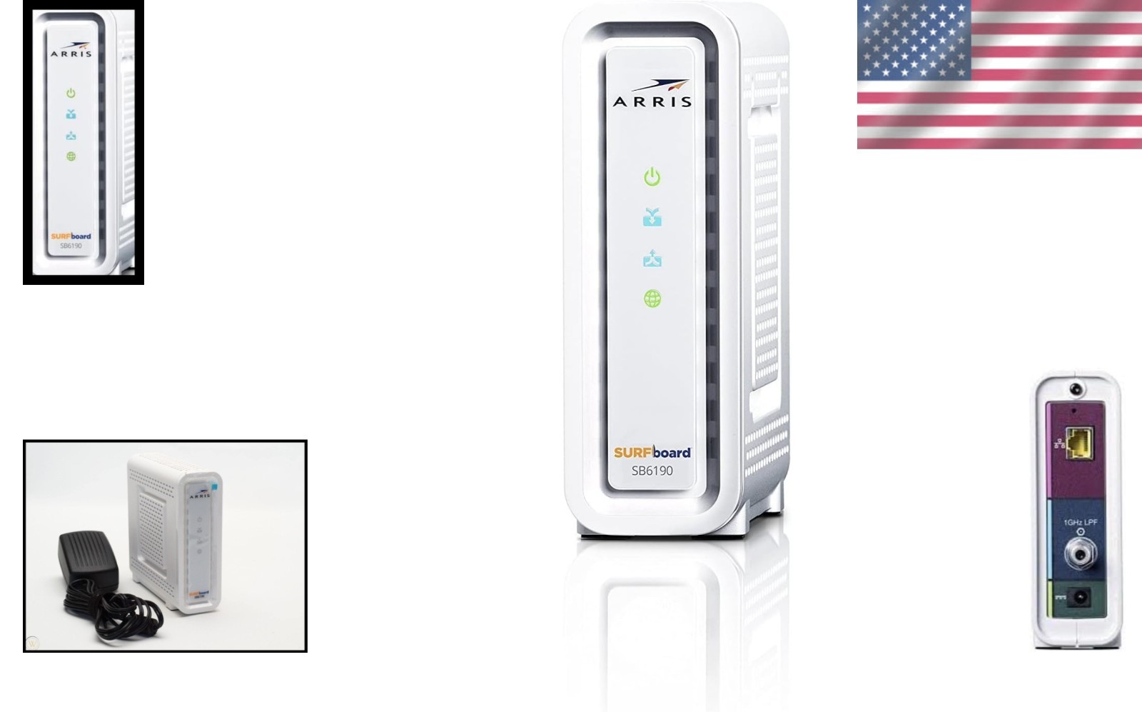 Surfboard SB6190 DOCSIS 3.0 Cable Modem – 960 Mbps for Ultimate Connectivity