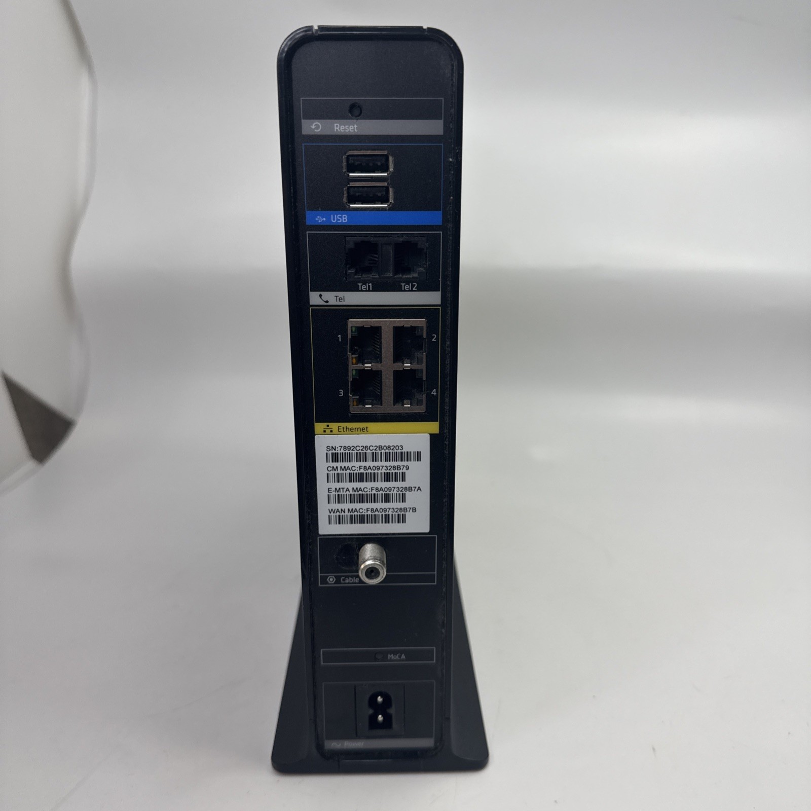 Arris Panoramic TG1682G Dual Band 2.4GHz 5GHz Wireless WiFi Router Cable Modem