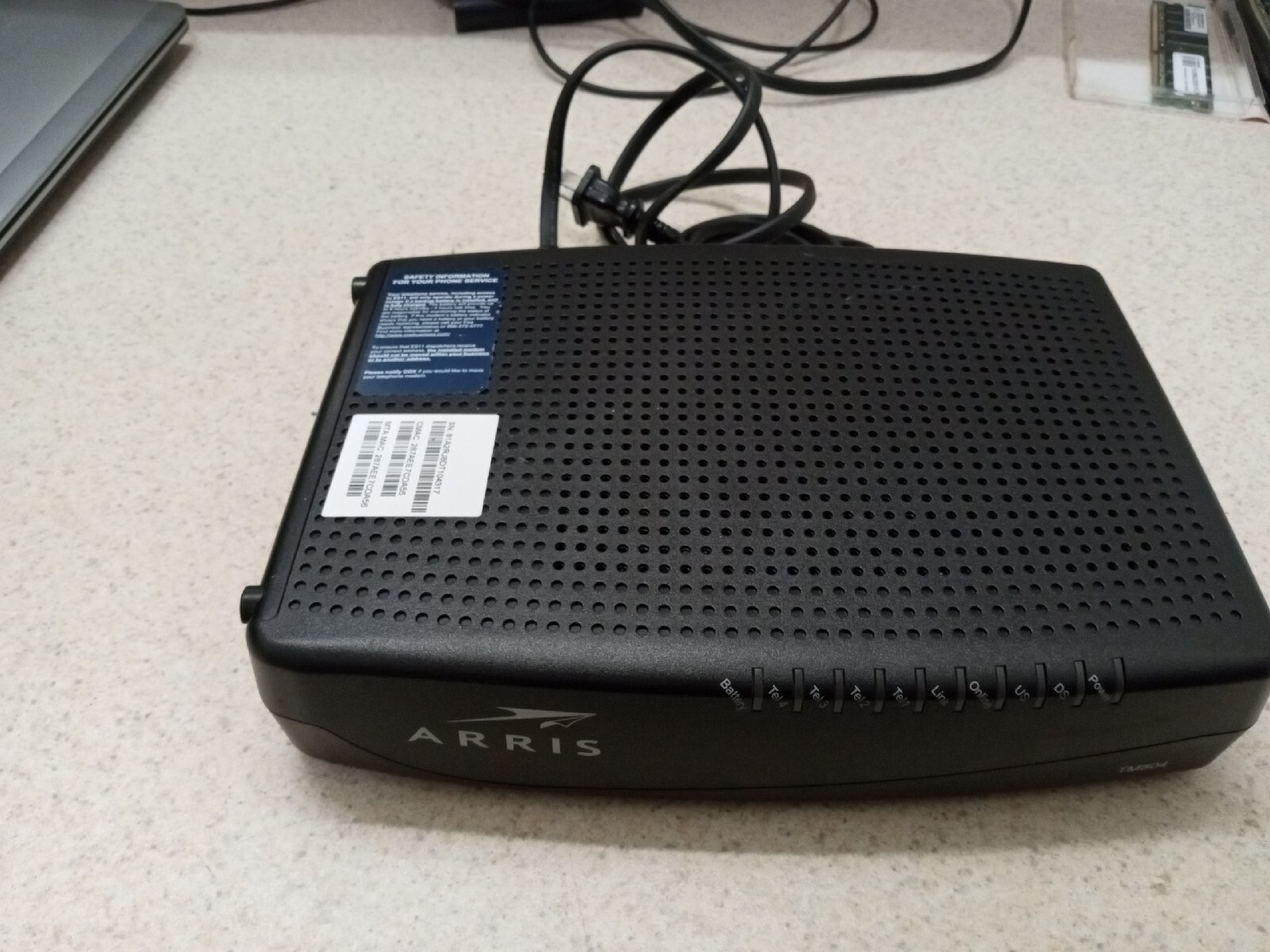 Arris Touchstone TM804G Telephone Cable Modem