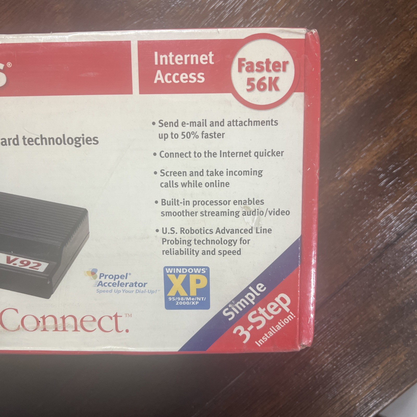 USRobotics 56K V.92/V.90 Dial-Up Faxmodem (USR5686E)