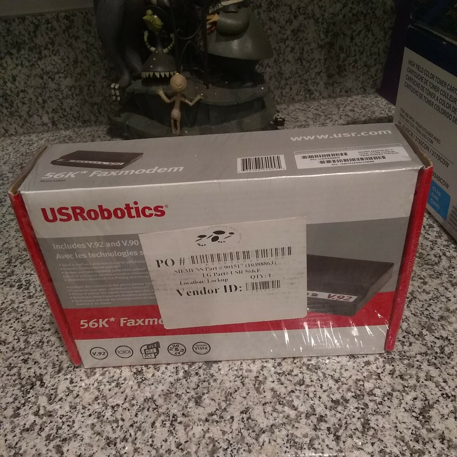 BRAND NEW SEALED USRobotics USR5686G 56K Serial Controller Faxmodem 5686G