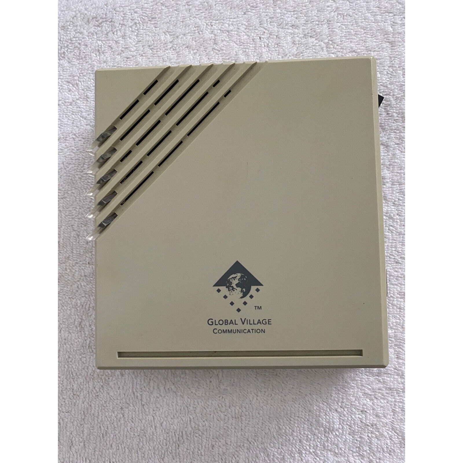 Global Village Communication Model A800 Teleport/Gold Fax Modem With Adapter!