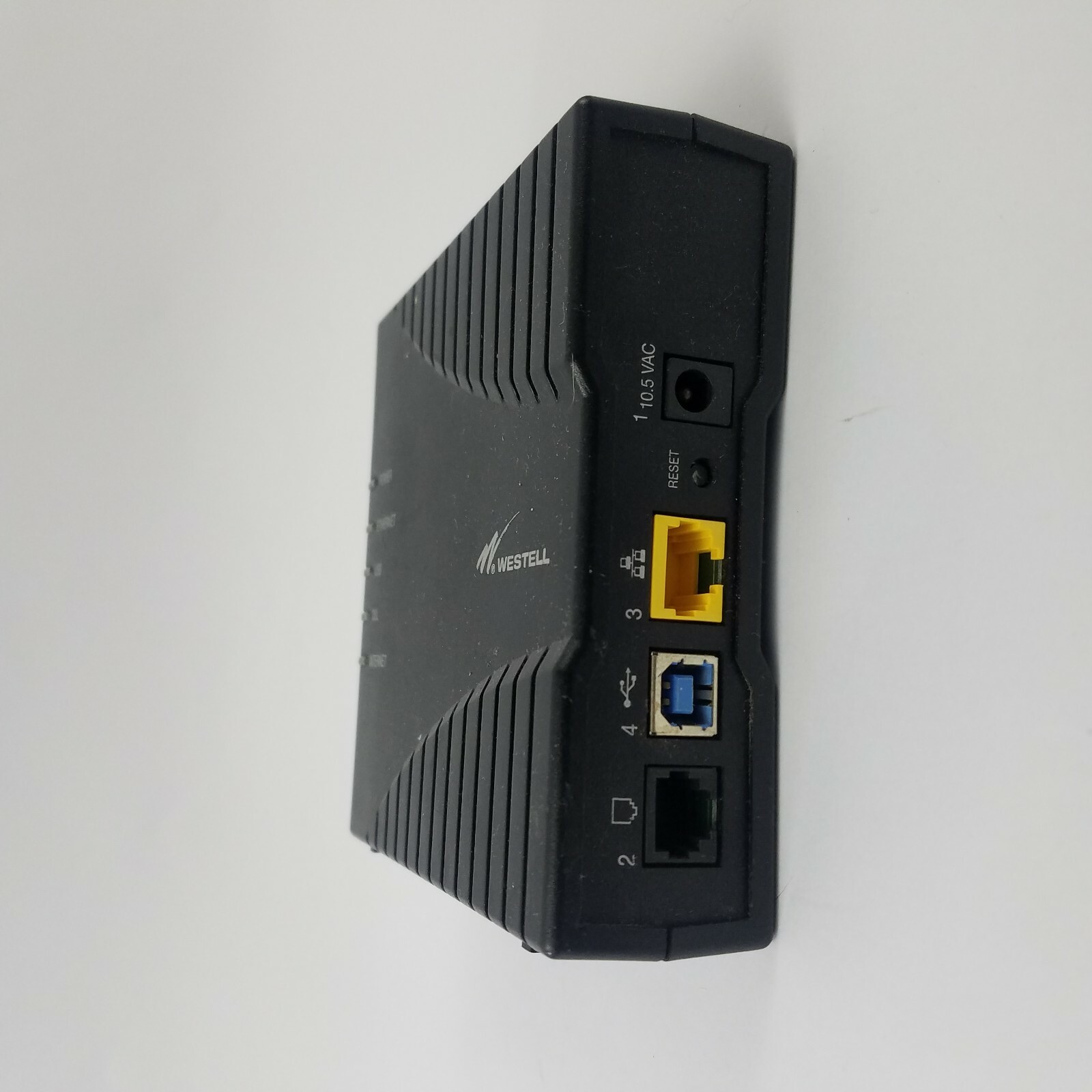 Westell C90-610030-06 Rev:F DSL Router Modem & Group West 48D-9-600 Adapter