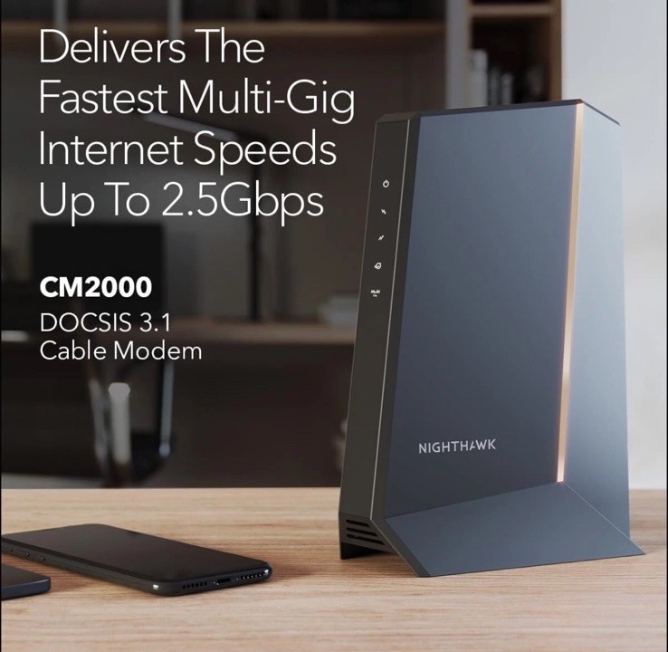 Netgear Nighthawk Multi-Gig 2.5Gbps Cable Modem