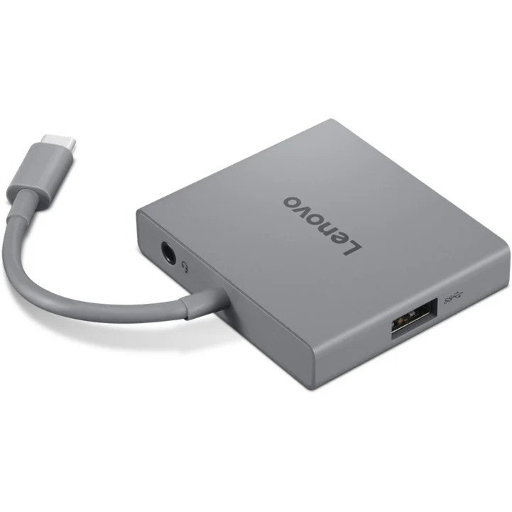 Lenovo usb-c 4 in 1 hub gen2 usb hub (grijs)