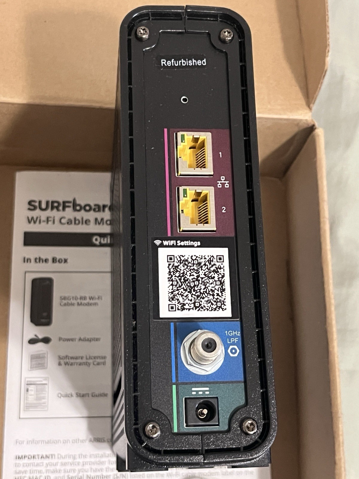 ARRIS Surfboard SBG10 WiFi Router- REFURBISHED