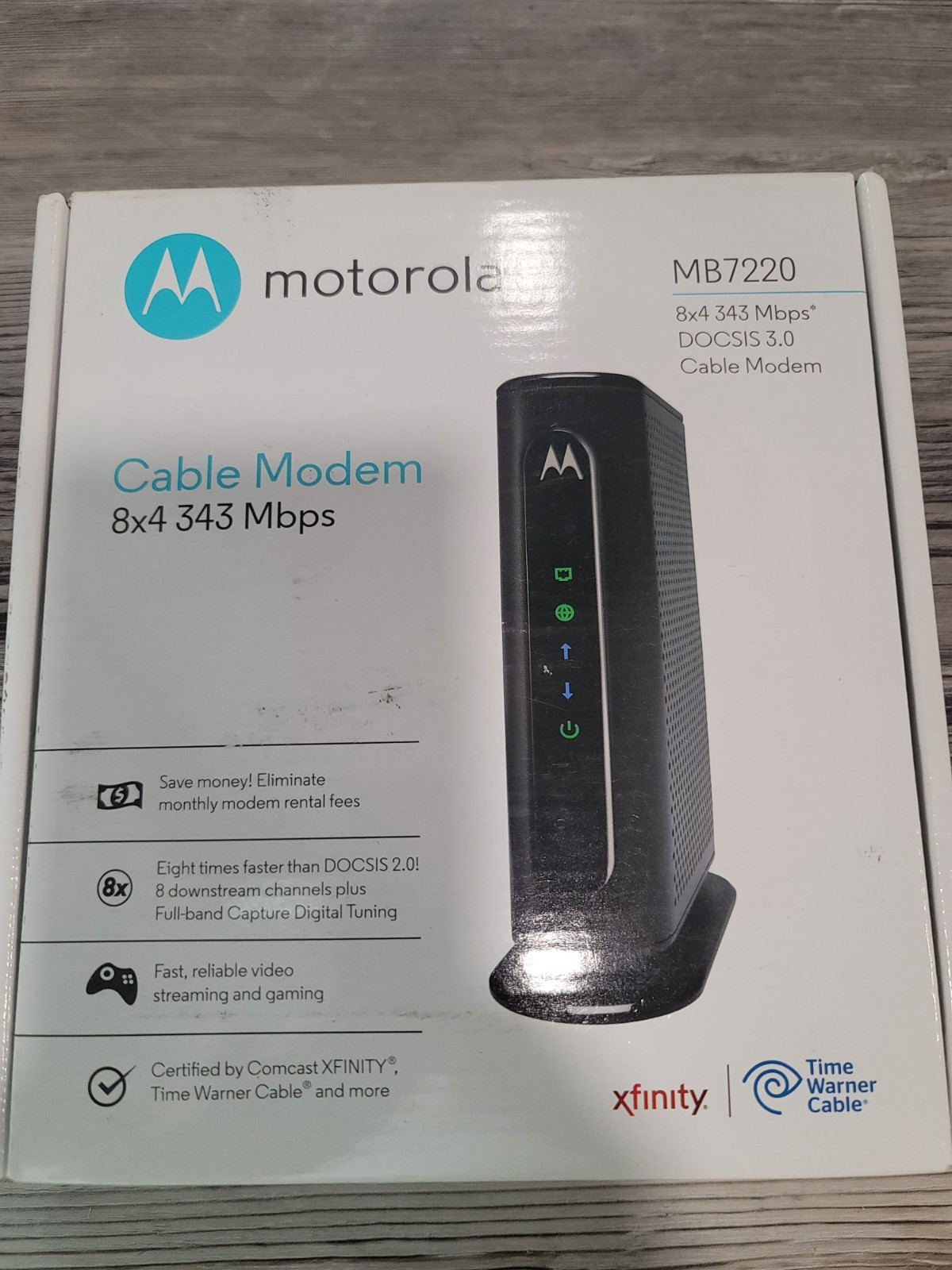 Motorola MB722010 343Mbps DOCSIS 3.0 Cable Modem