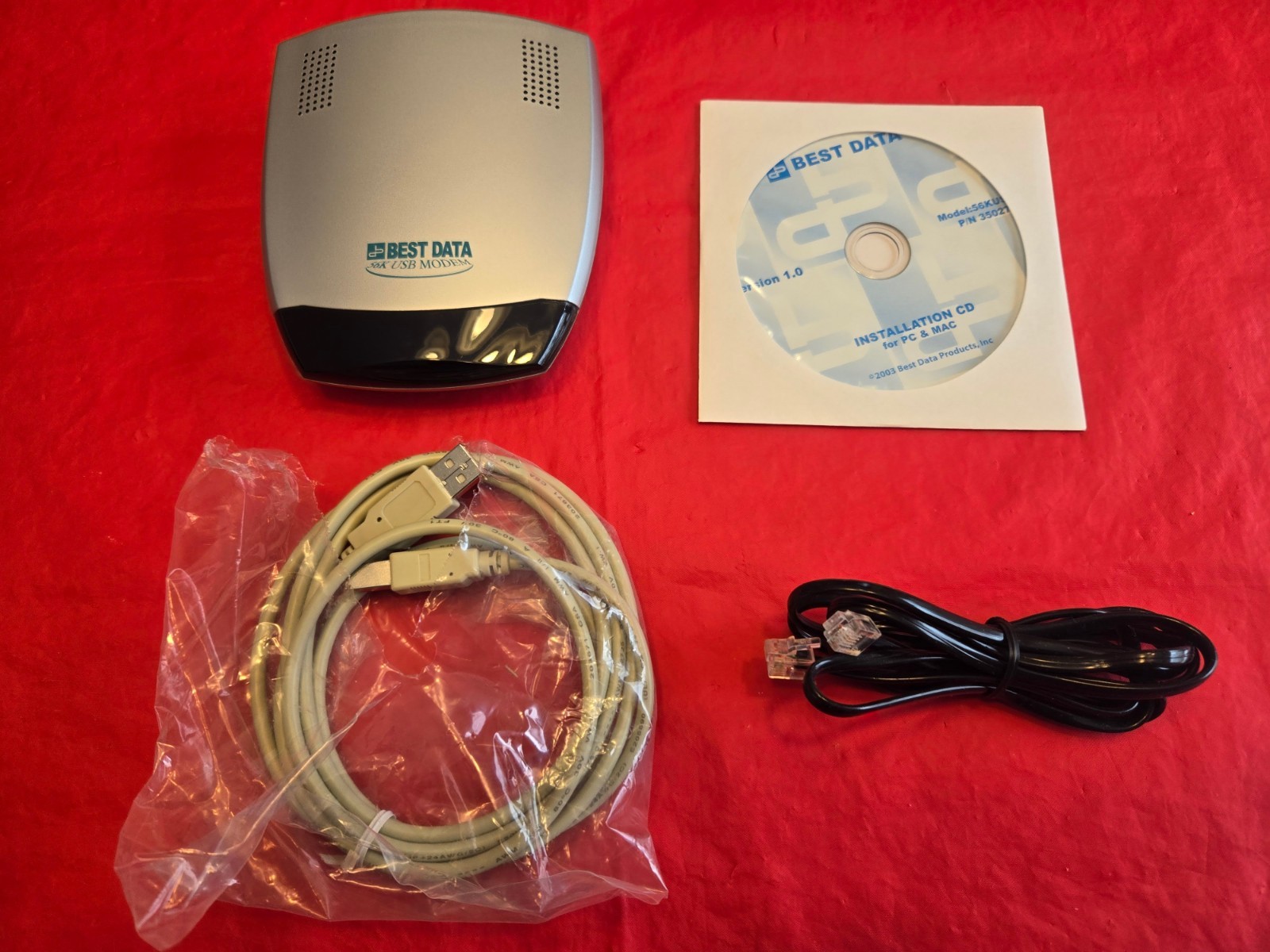 Best Data Macintosh External USB 56K Data/Fax Modem