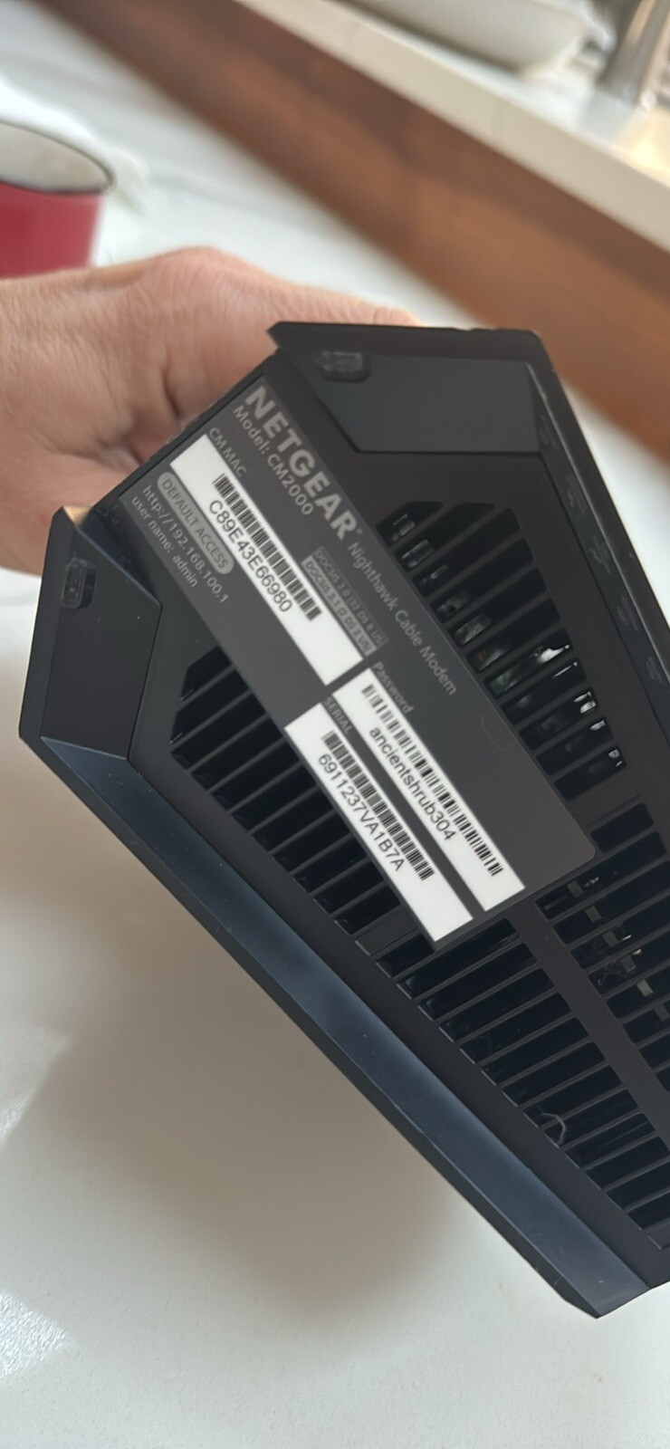 Netgear Nighthawk CM2000 2.5Gbps Multi Gig Internet Speed Cable Modem DOCSIS 3.1