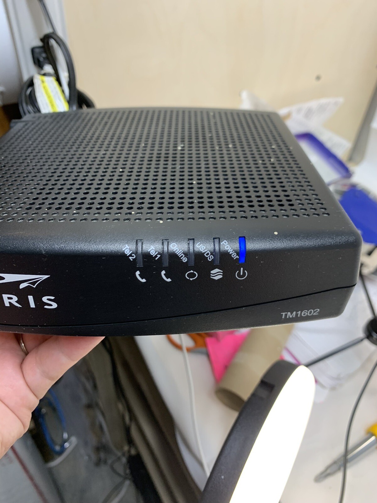 Arris Touchstone TM1602A DOCSIS 3.0 Telephony Modem Optimum Cablevision Charter
