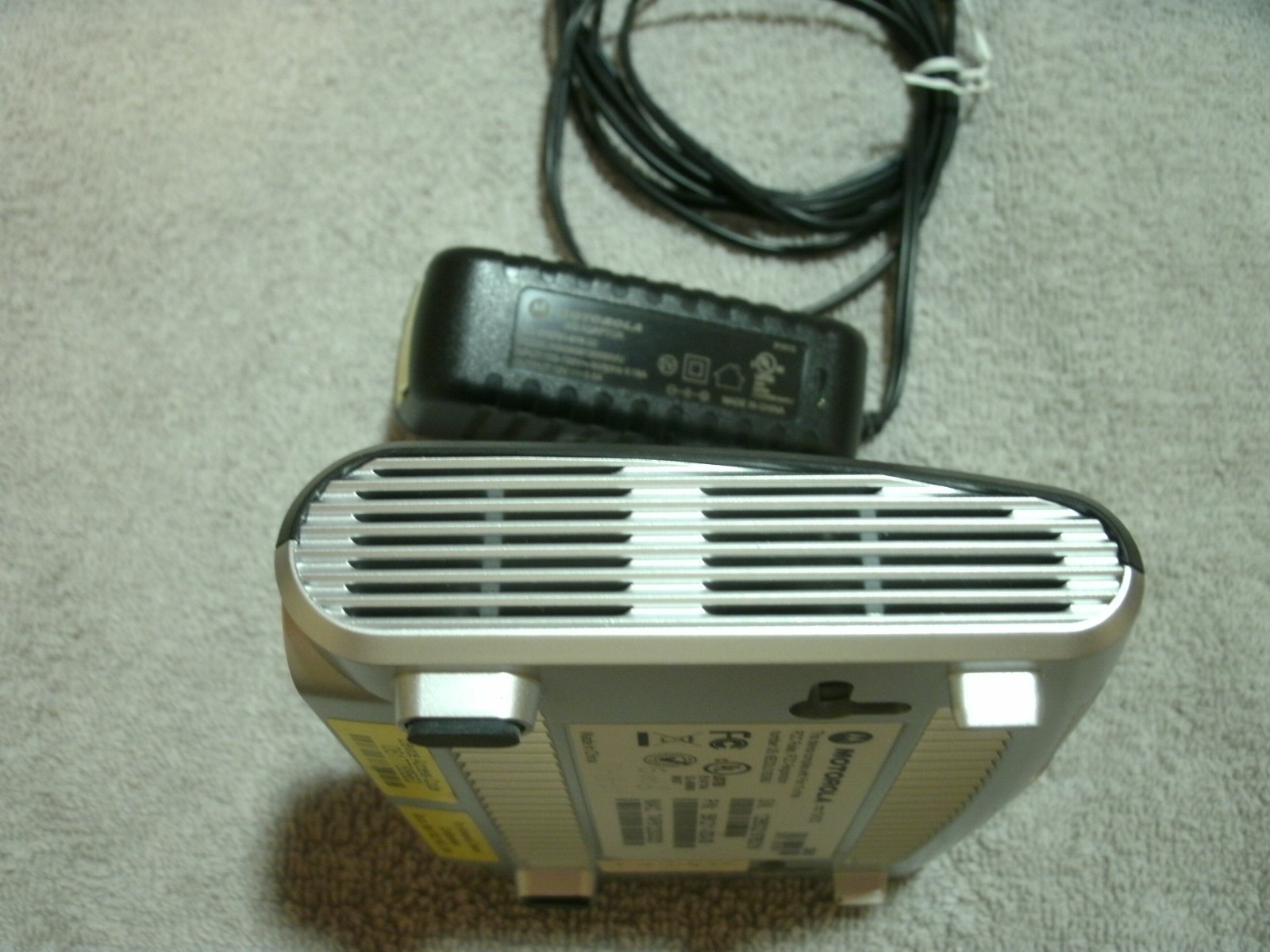 Motorola 3360 AT&T U-Verse DSL Modem with AC Adapter