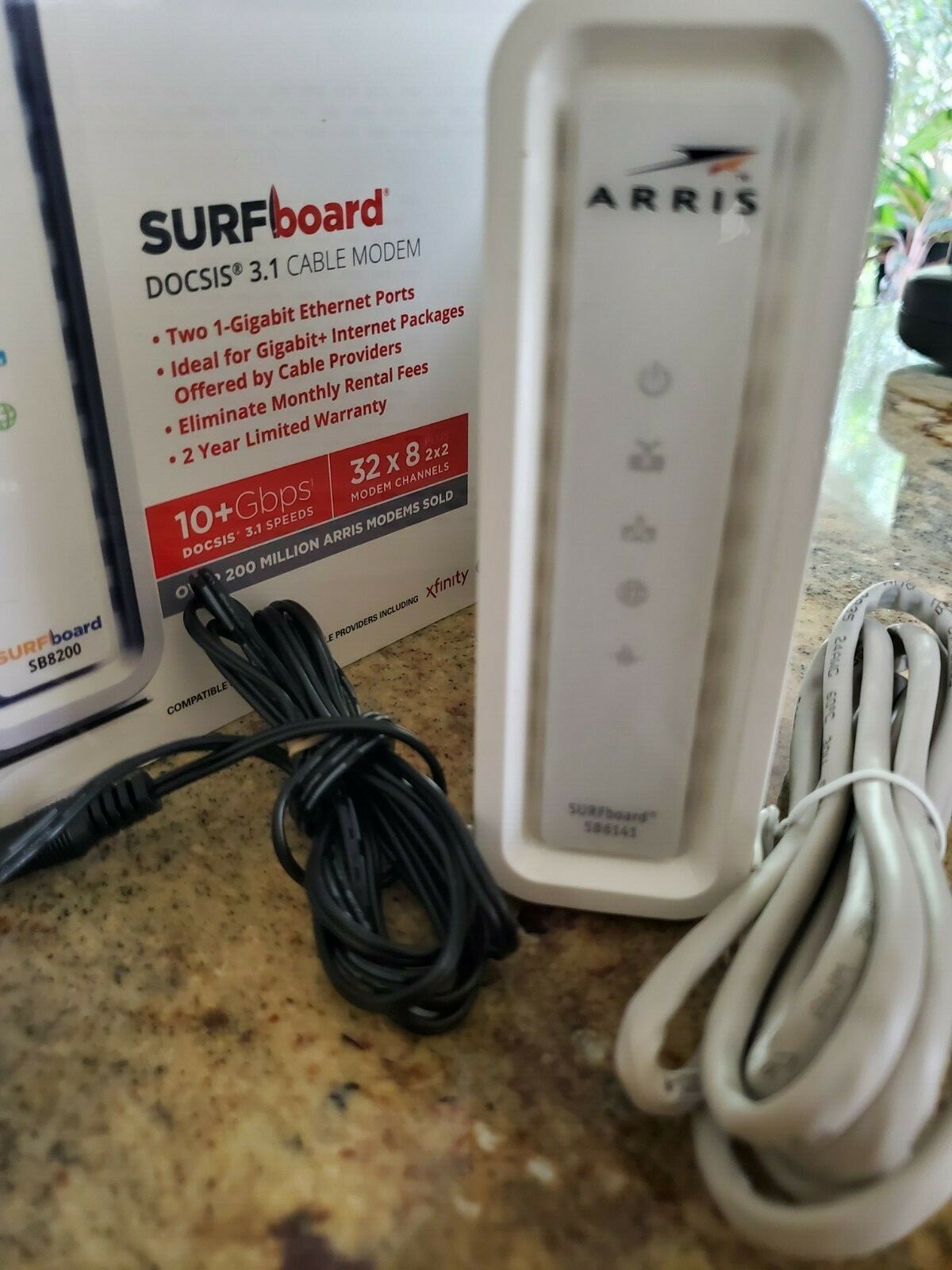 Arris Surfboard SB6141 ModemInput Voltage +12VDC !G Hz LPF