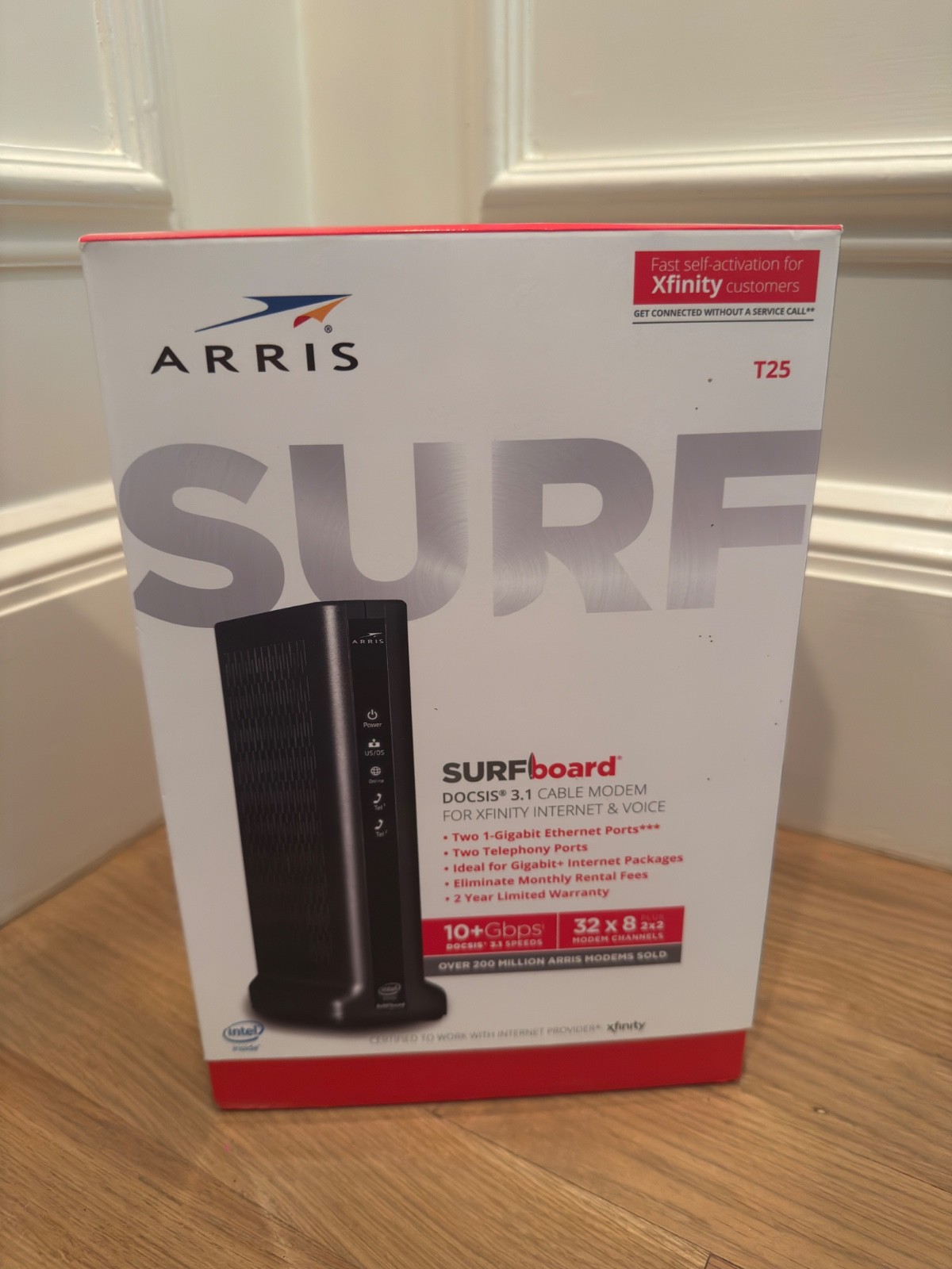 ARRIS T25 Cable Modem Fast DOCSIS 3.1 Gigabit Cable Modem