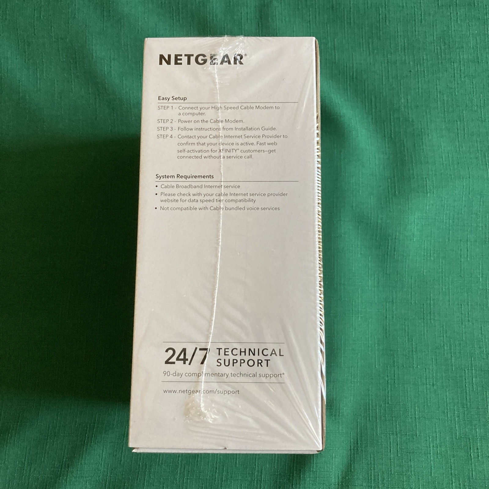 New NETGEAR CM500 16×4 DOCSIS 3.0 Cable Modem 680mbps Xfinity Spectrum Cox