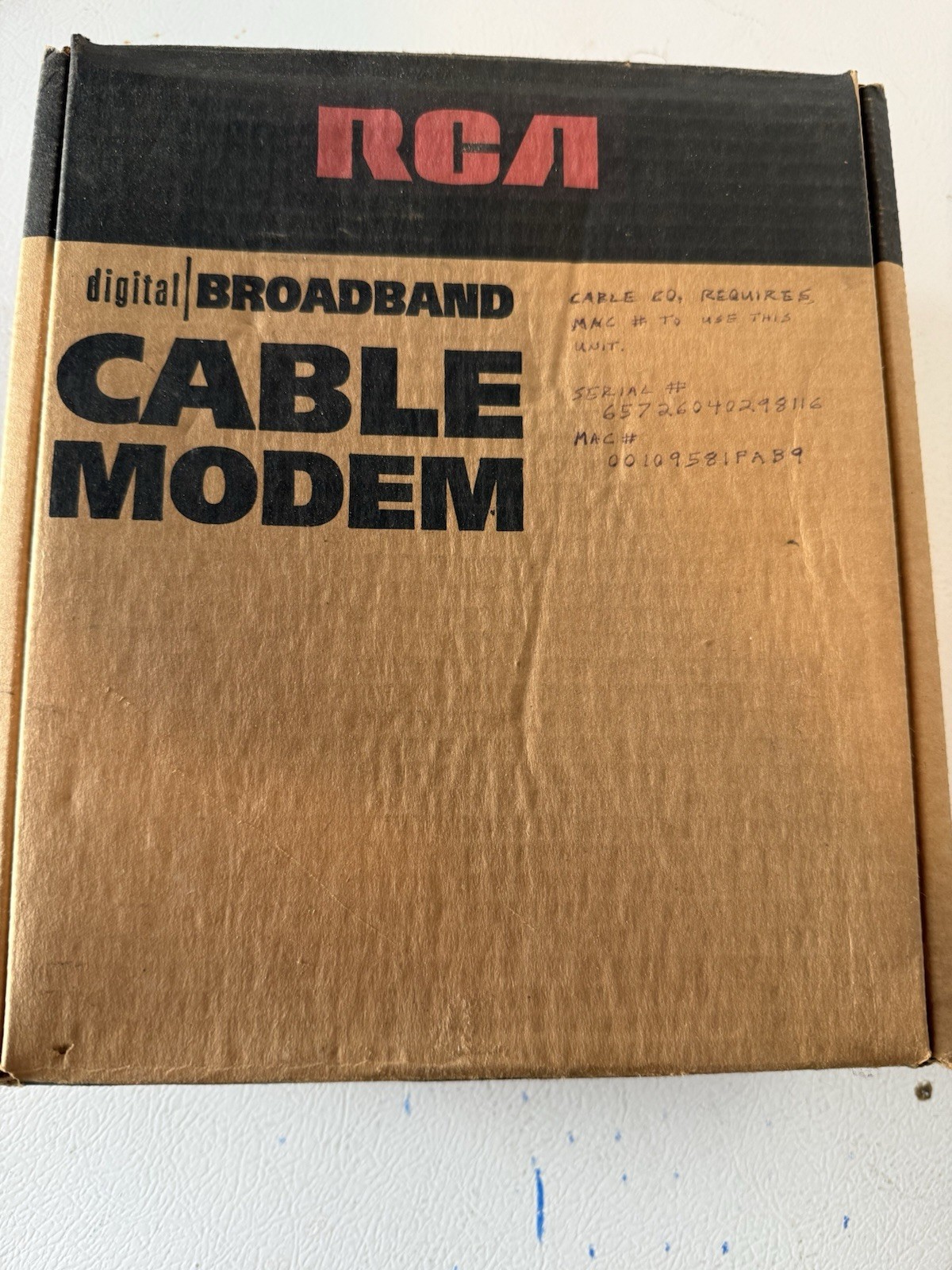 RCA Cable Modem