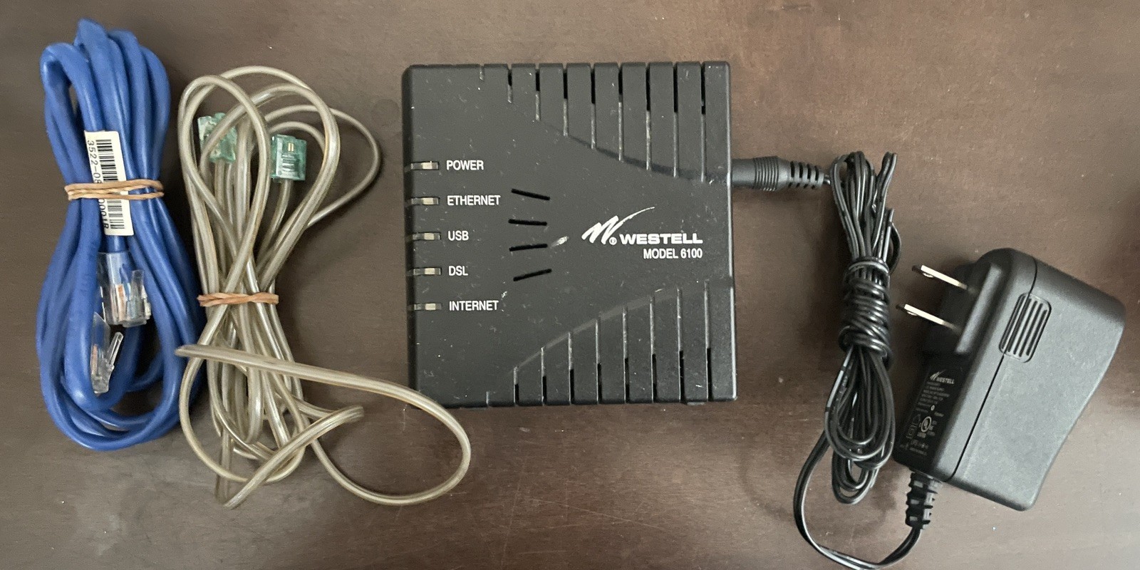 WESTELL 6100 E90-610015-06 DSL Internet Router -AC Power
