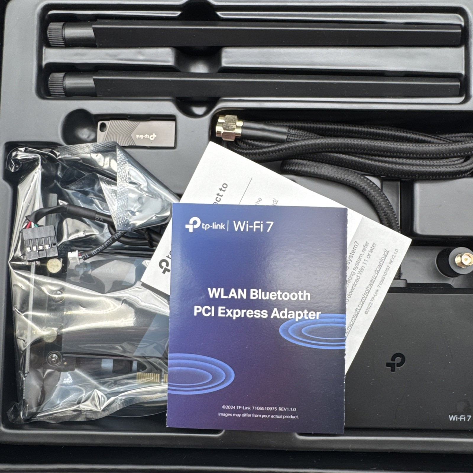 TP-Link | TBE550E BE9300 | Wi-Fi7 Bluetooth PCIe Adapter Tri-Band Bluetooth 5.4