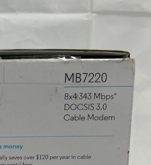 Motorola MB7220 8×4 DOCSIS 3.0 Cable Modem
