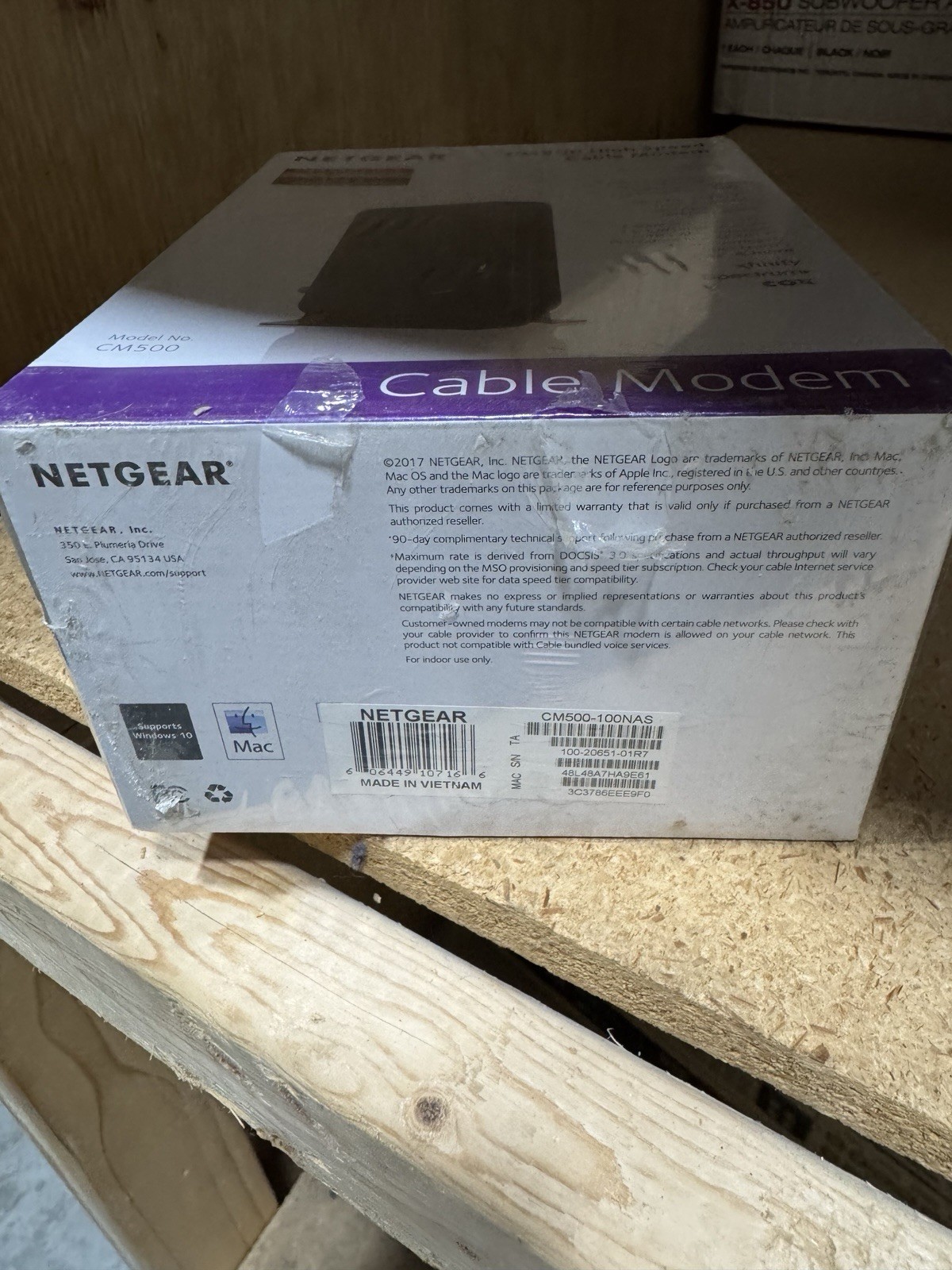 NETGEAR CM500 (CM500100NAS) 680 Mbps – Black