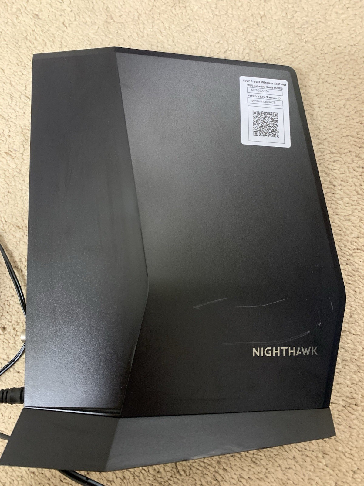 NETGEAR Nighthawk CAX30 AX2700 Wifi Modem Router Cable Gateway DOCSIS 3.1