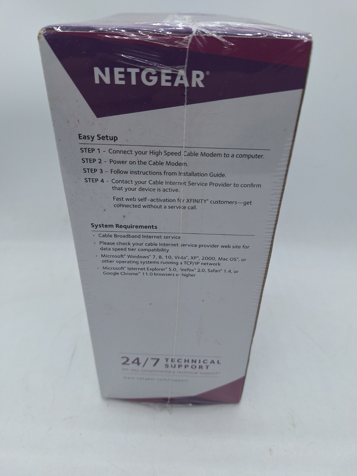 Netgear CM500 High Speed Cable Modem DOCSIS 3.0 NEW